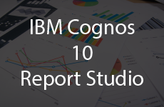 Cognos 10 Report Studio